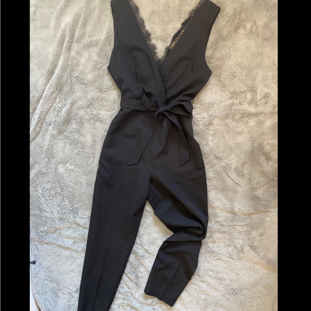 VICI Black v neck jumpsuit